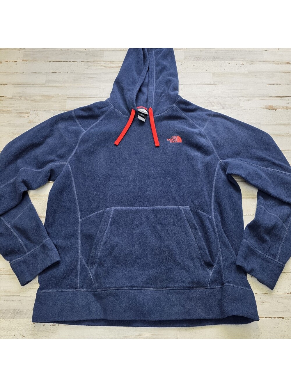 The North Face - Blue Fleece Pullover Hoodie Jacket Men's XL